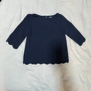 Navy Blue Blouse